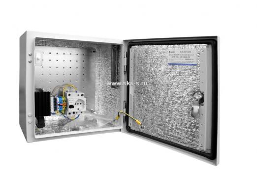 Шкаф ЭКОНОМ уличный всепогодный настенный укомплектованный (В500 × Ш500 × Г250), комплектация T2-IP66