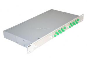 Кросс NTSS оптический 19'' укомплектованный 1U, 16 портов FC/UPC, 9/125 мкм (планки, сплайс-кассета, пигтейлы, КДЗС, адаптеры)