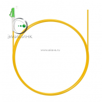 Шнур оптический pt LC/APC 9/125мкм 2*1.5м LSZH