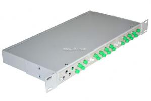 Кросс NTSS оптический 19'' укомплектованный 1U, 20 портов FC/UPC, 62.5/125 мкм (планки, сплайс-кассета, пигтейлы, КДЗС, адаптеры)