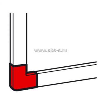 Плоский угол 16x16 мм METRA