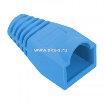 Колпачок защитный для коннектора RJ-45, цвет синий, уп-ка 100 шт.