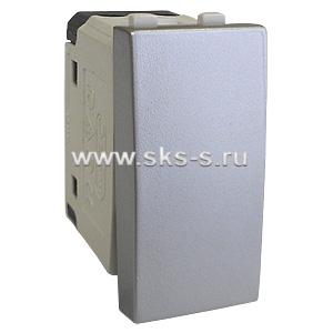 Выключатель 45х22,5 мм (схема 1) 16 A, 250 B (серебристый металлик) LK45