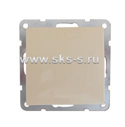 Переключатель 1-кл., на 2 направления (схема 6) 16 A, 250 B (бежевый) LK60