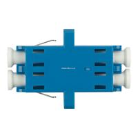 Адаптер оптический проходной LC-LC, OS2, дуплекс (duplex), синий
