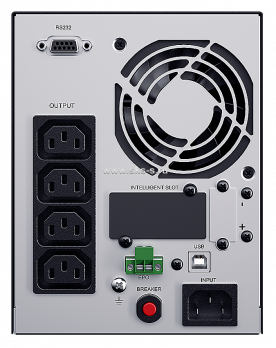 ИБП Сайбер Электро ЭКСПЕРТ ПЛЮС-1000 Онлайн, Напольное исполнение 1000ВА/900Вт. USB/RS-232/EPO/SNMPslot (4 IEC С13) (АКБ 24В=2х12В, ток заряда 8А)