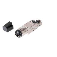 Коннектор RJ45/8P8C под витую пару, Кат.6A, 50µ, T568B, самозажимной, полный экран