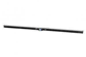 Вертикальный блок розеток Rem-32 на 2 контура по  10 IEC 60320 C13, 5 IEC 60320 C19 с авт., и амп., 2 ? 16 А, алюм., 33-38U, колодка